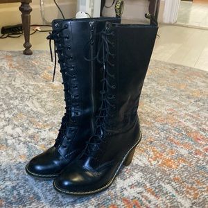 Dr. Martens Louise High Heel Tall Boots Size 8
